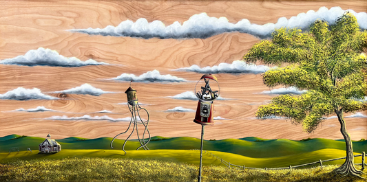 Candy Land (original 24"x48" oil wood panel)